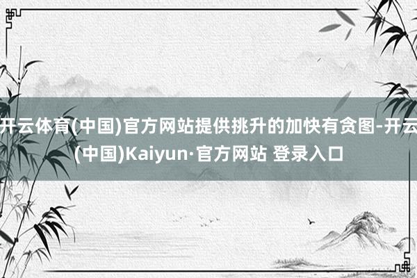 开云体育(中国)官方网站提供挑升的加快有贪图-开云(中国)Kaiyun·官方网站 登录入口